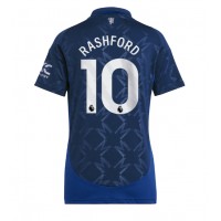 Maglia Calcio Manchester United Marcus Rashford #10 Seconda Divisa Donna 2024-25 Manica Corta